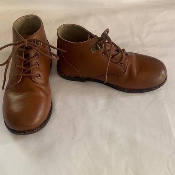 Janie and Jack Brown Kids Boots - Picture 2 of 10